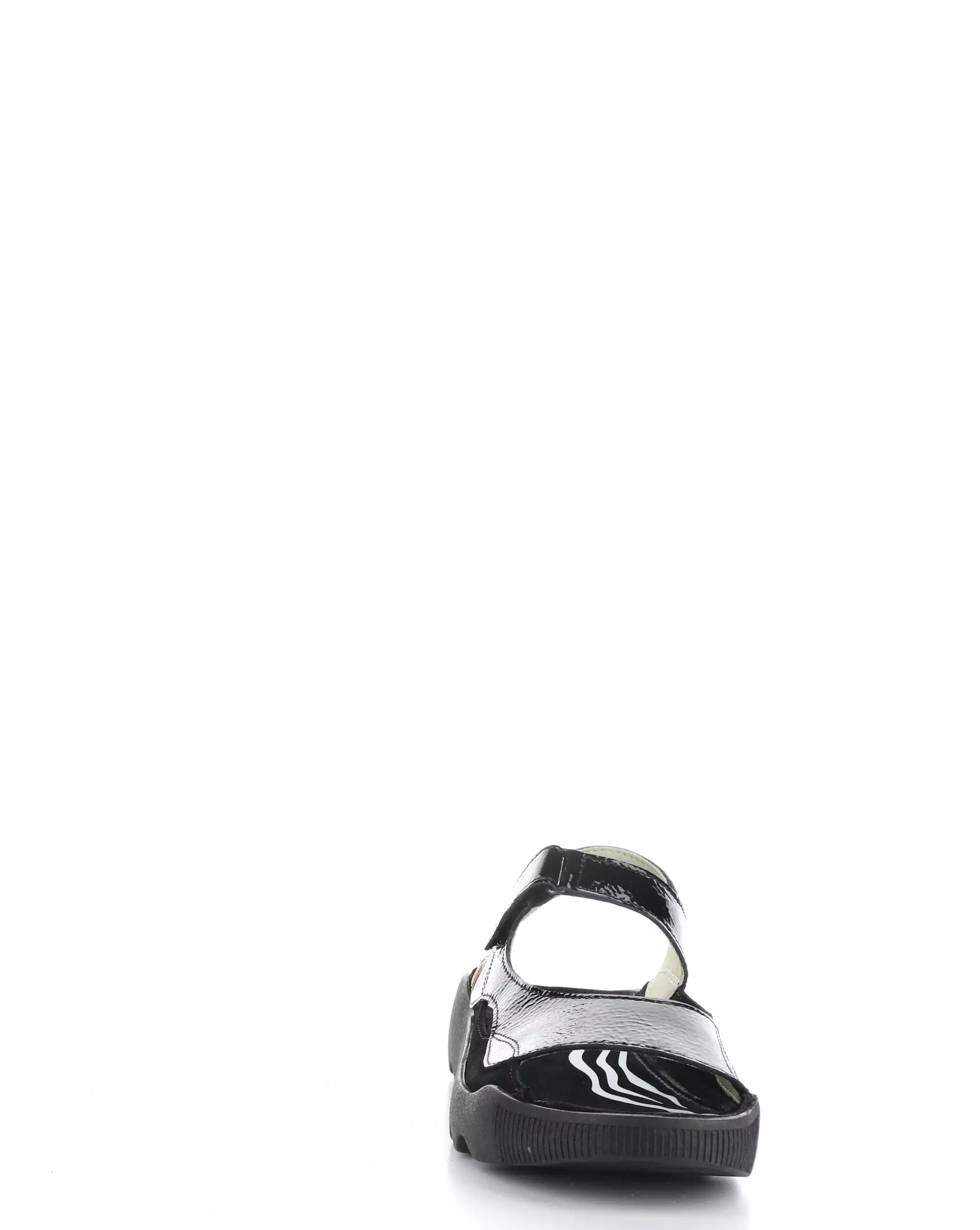 WEAL712SOF black sandals with Velcro closure.