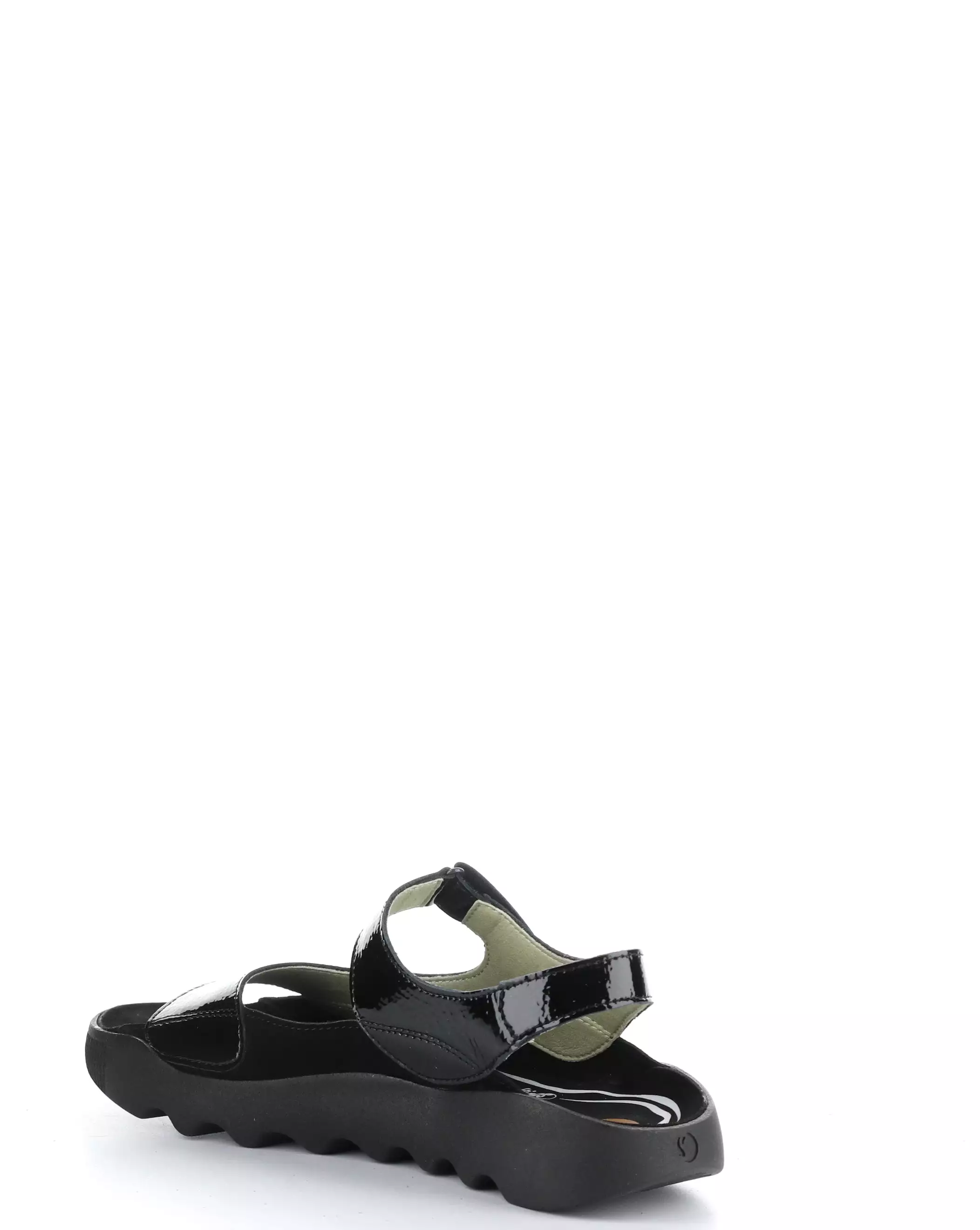 WEAL712SOF black sandals with Velcro closure.