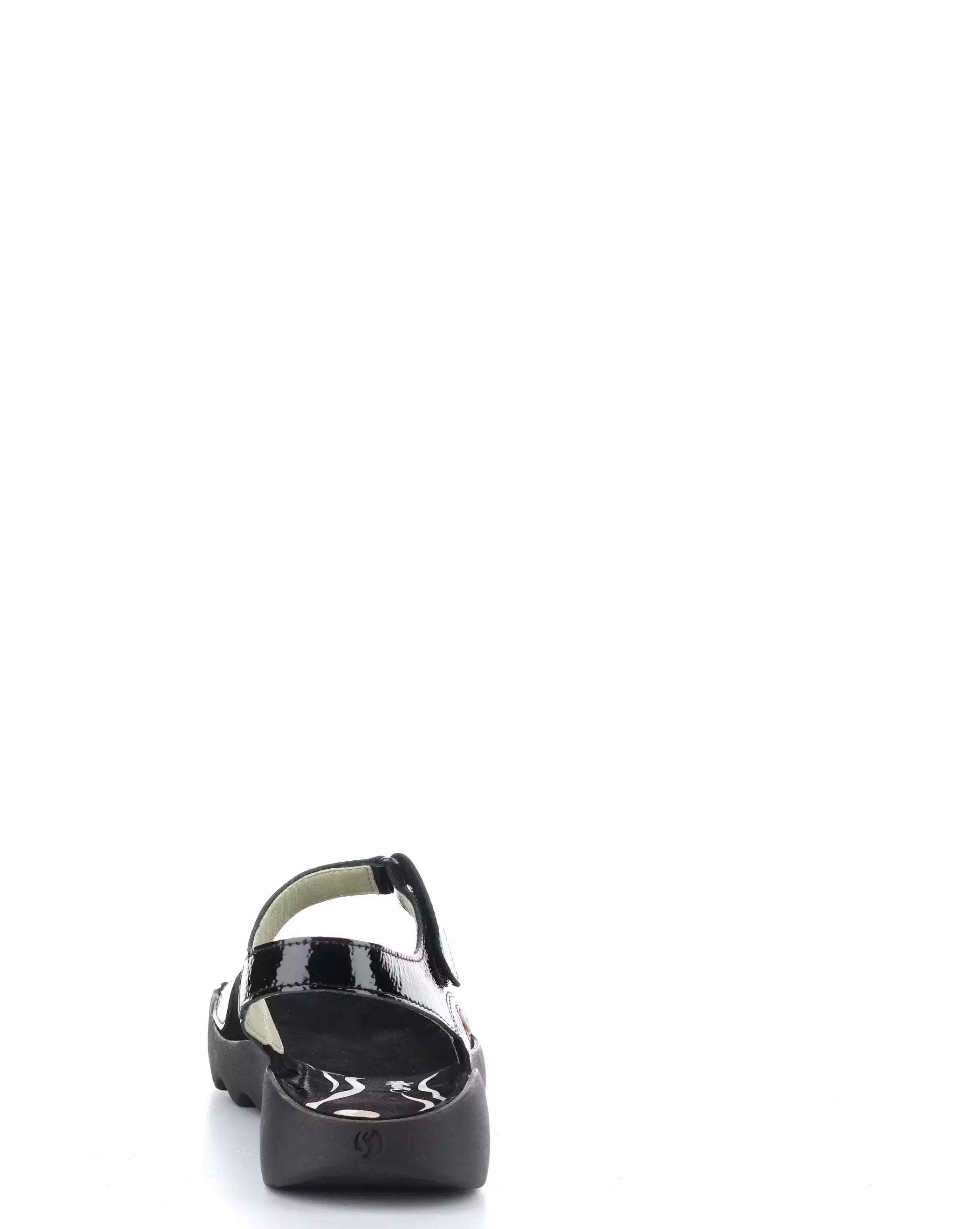 WEAL712SOF black sandals with Velcro closure.