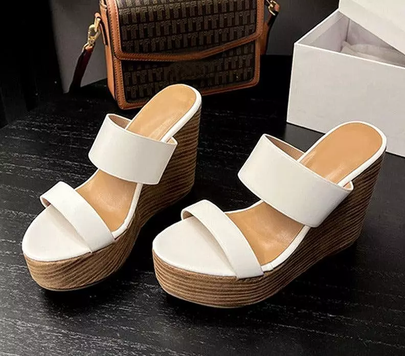 Wedge Sandal Peep Toe Shoes