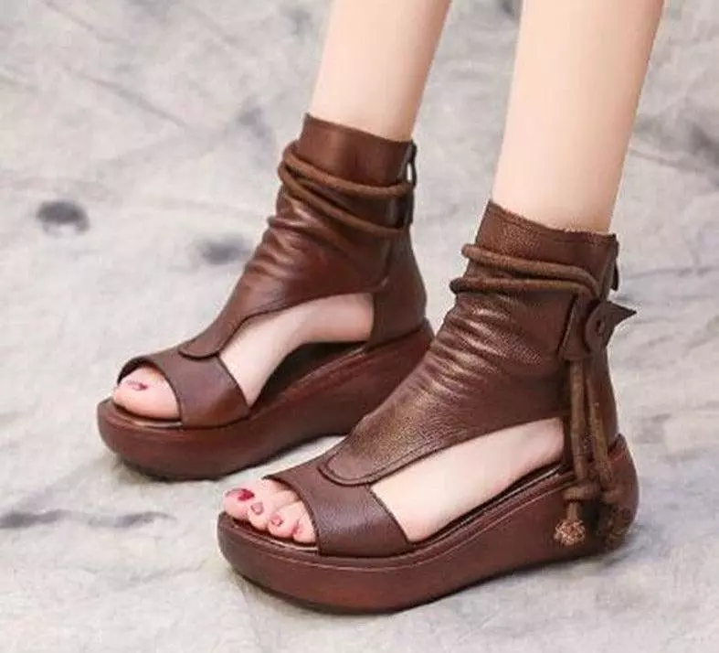 Wedge Sandals Shoes with Tassels