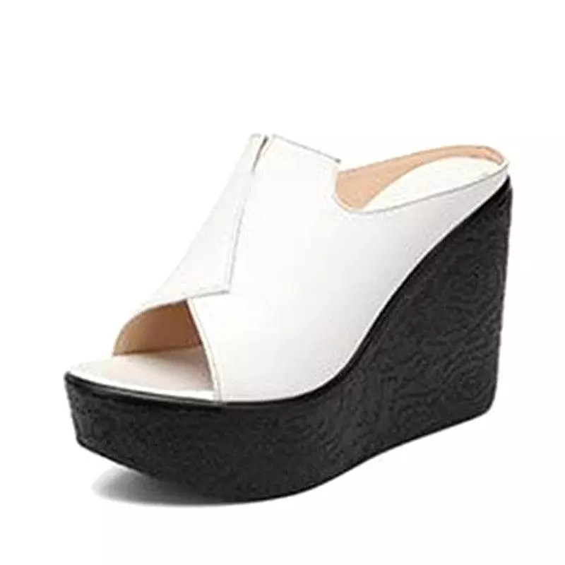 Wedge Sandals - Slip-on Heels