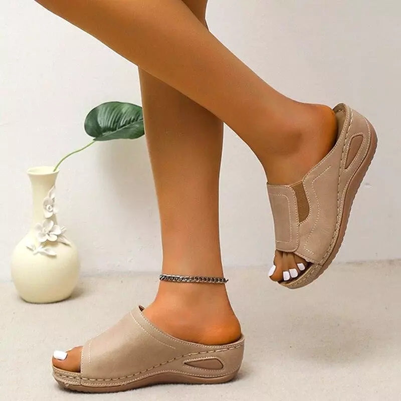 Wedge Slip-On Sandal Shoes