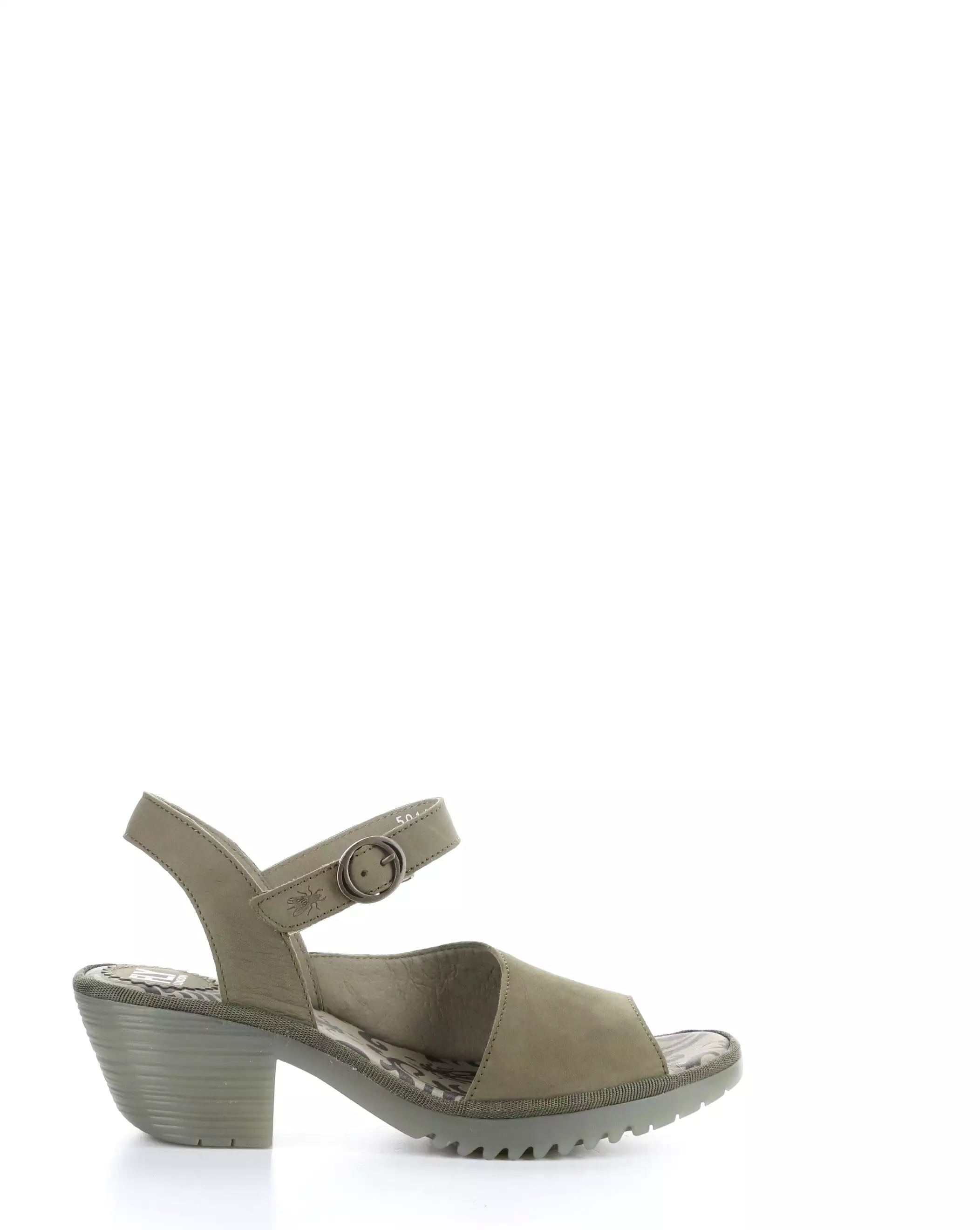 WELY439FLY 003 KHAKI Strapped Sandals