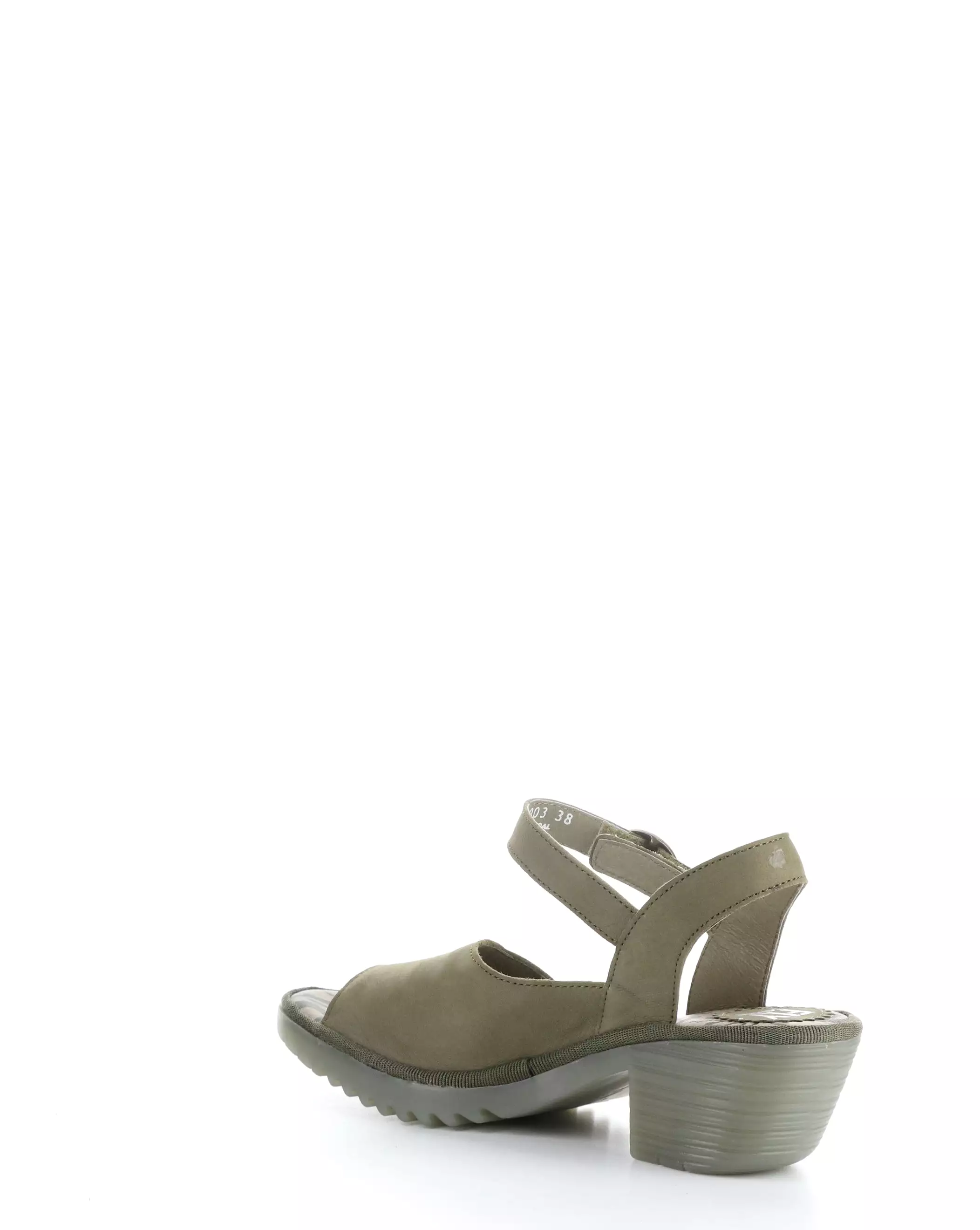 WELY439FLY 003 KHAKI Strapped Sandals