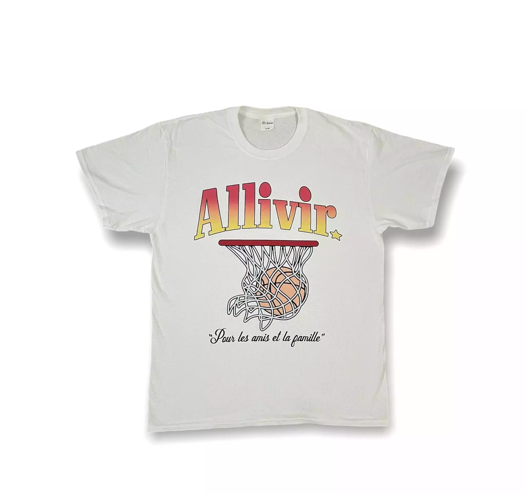 White Allivir League Vintage T-Shirt