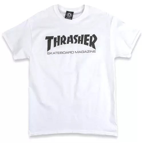 White Skate Mag Youth T-Shirt by Thrasher