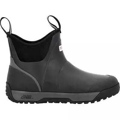 Xtratuf Men's Ice Fleece Lined Waterproof Ankle Deck Work Boot - Black - AIMR000