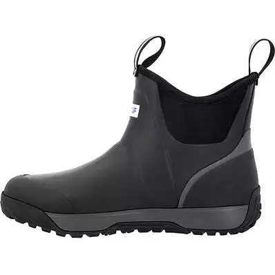 Xtratuf Men's Ice Fleece Lined Waterproof Ankle Deck Work Boot - Black - AIMR000