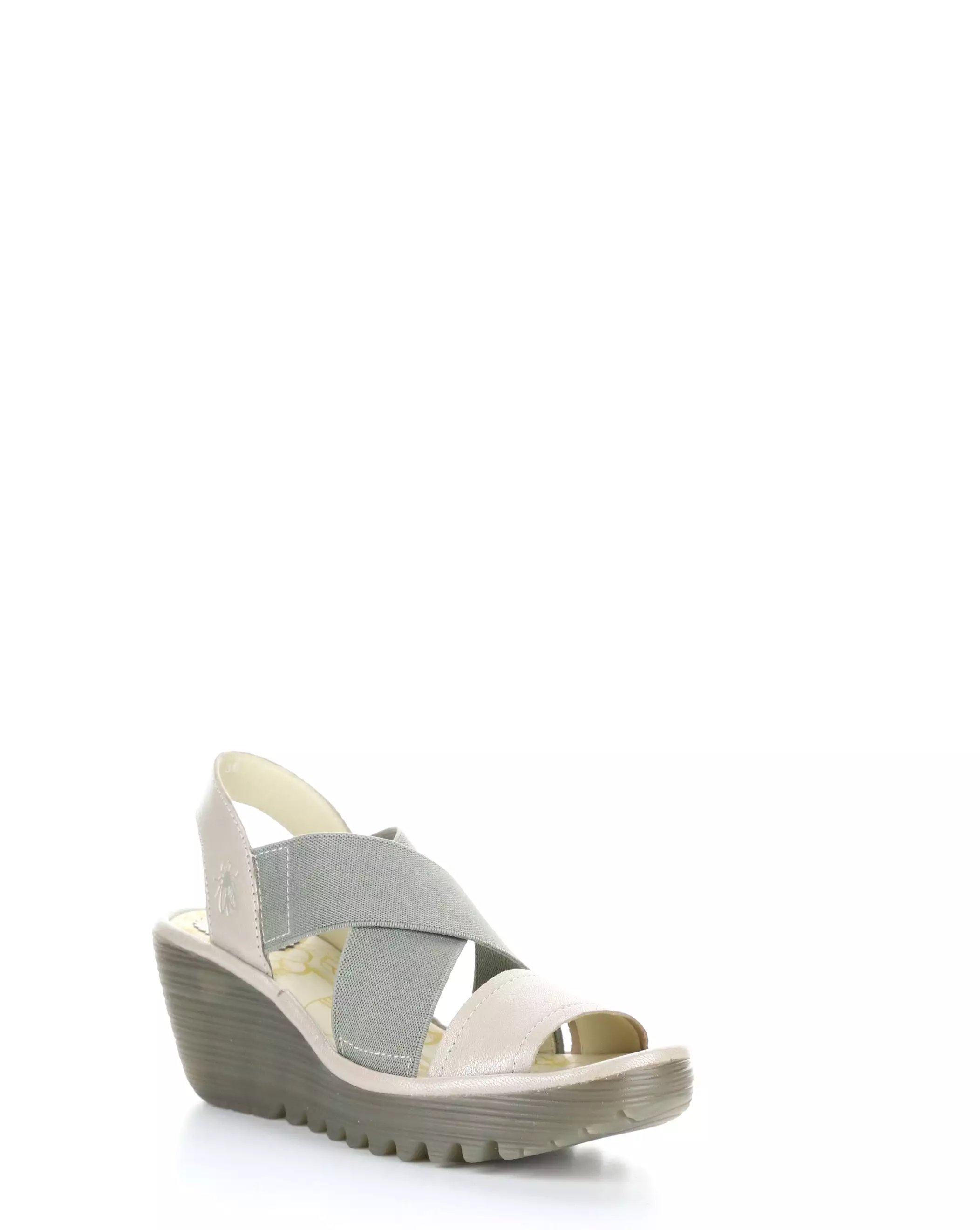 YAJI888FLY 025 Elasticated Sandals Silver