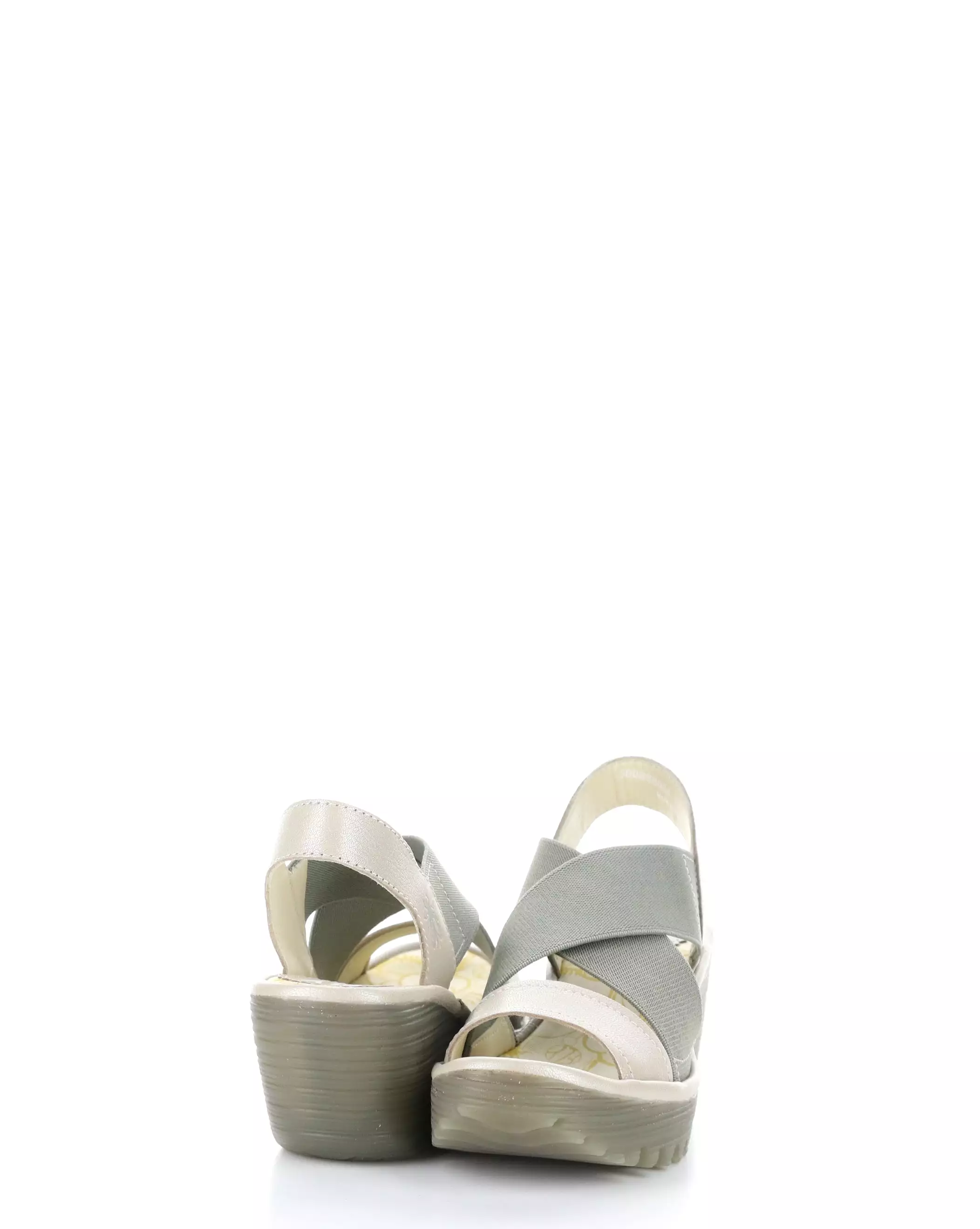 YAJI888FLY 025 Elasticated Sandals Silver