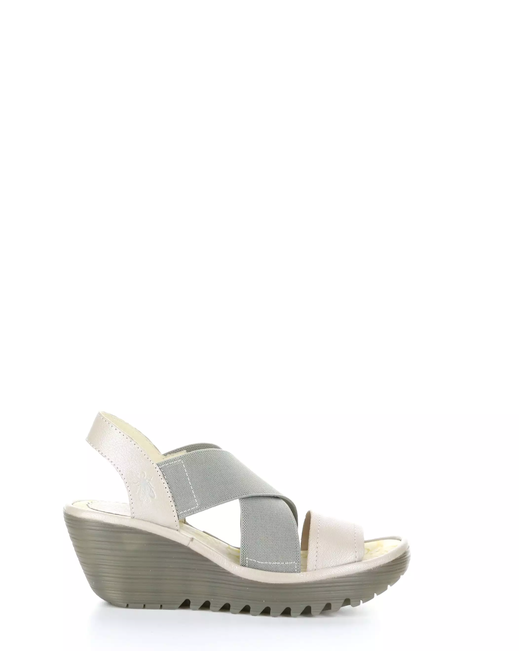 YAJI888FLY 025 Elasticated Sandals Silver