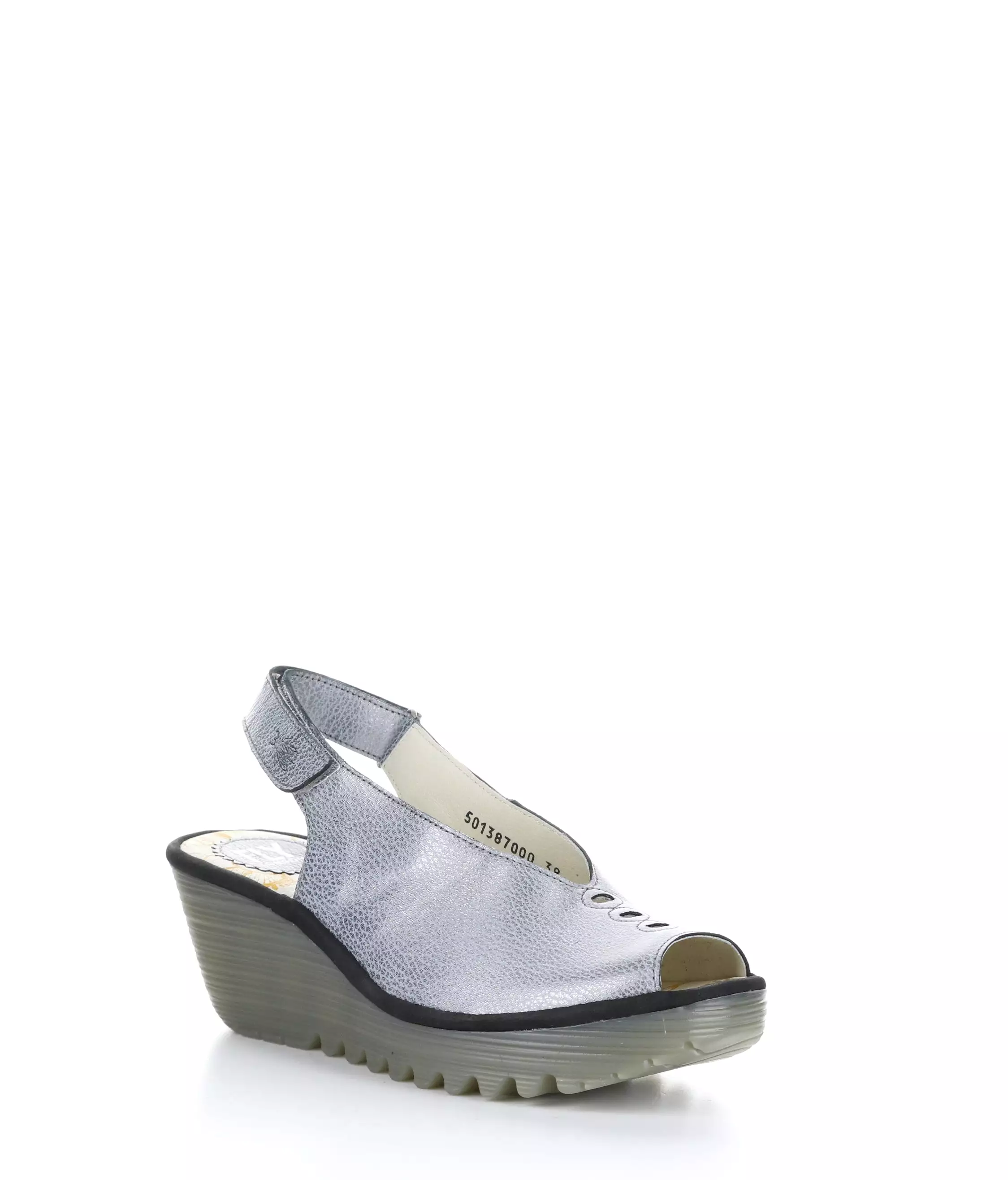 YEAY387FLY 000 grey/black velcro sandals