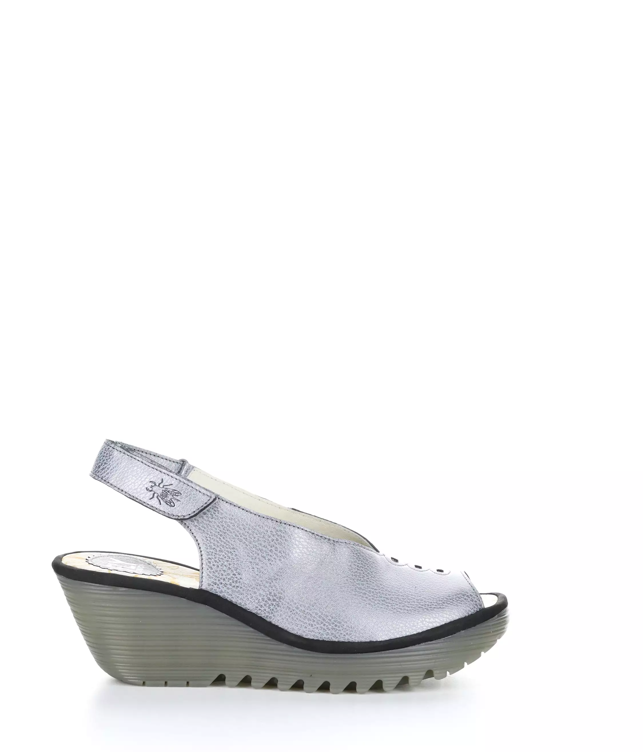 YEAY387FLY 000 grey/black velcro sandals