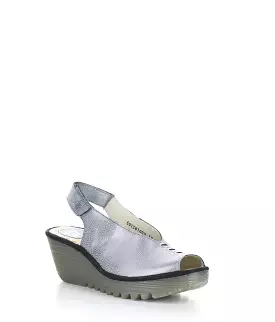 YEAY387FLY 000 grey/black velcro sandals