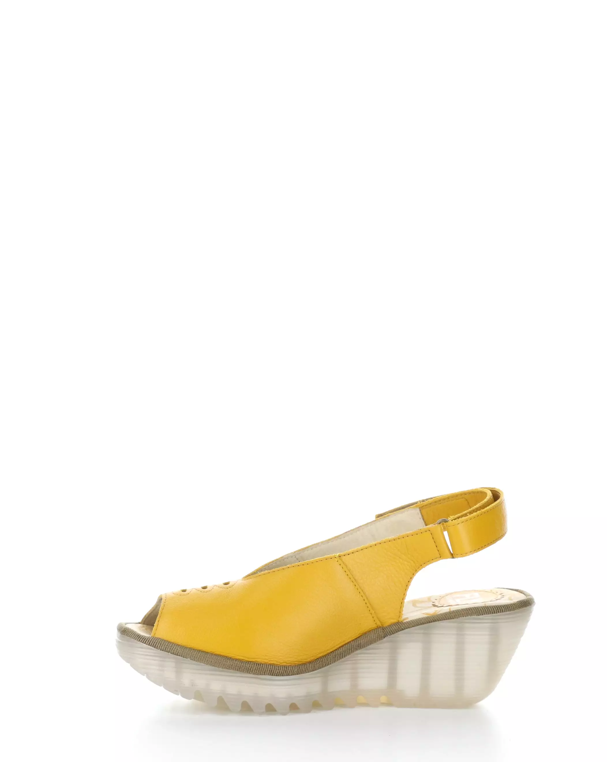 YEAY387FLY Velcro Sandals - Mustard Yellow: Shop Now