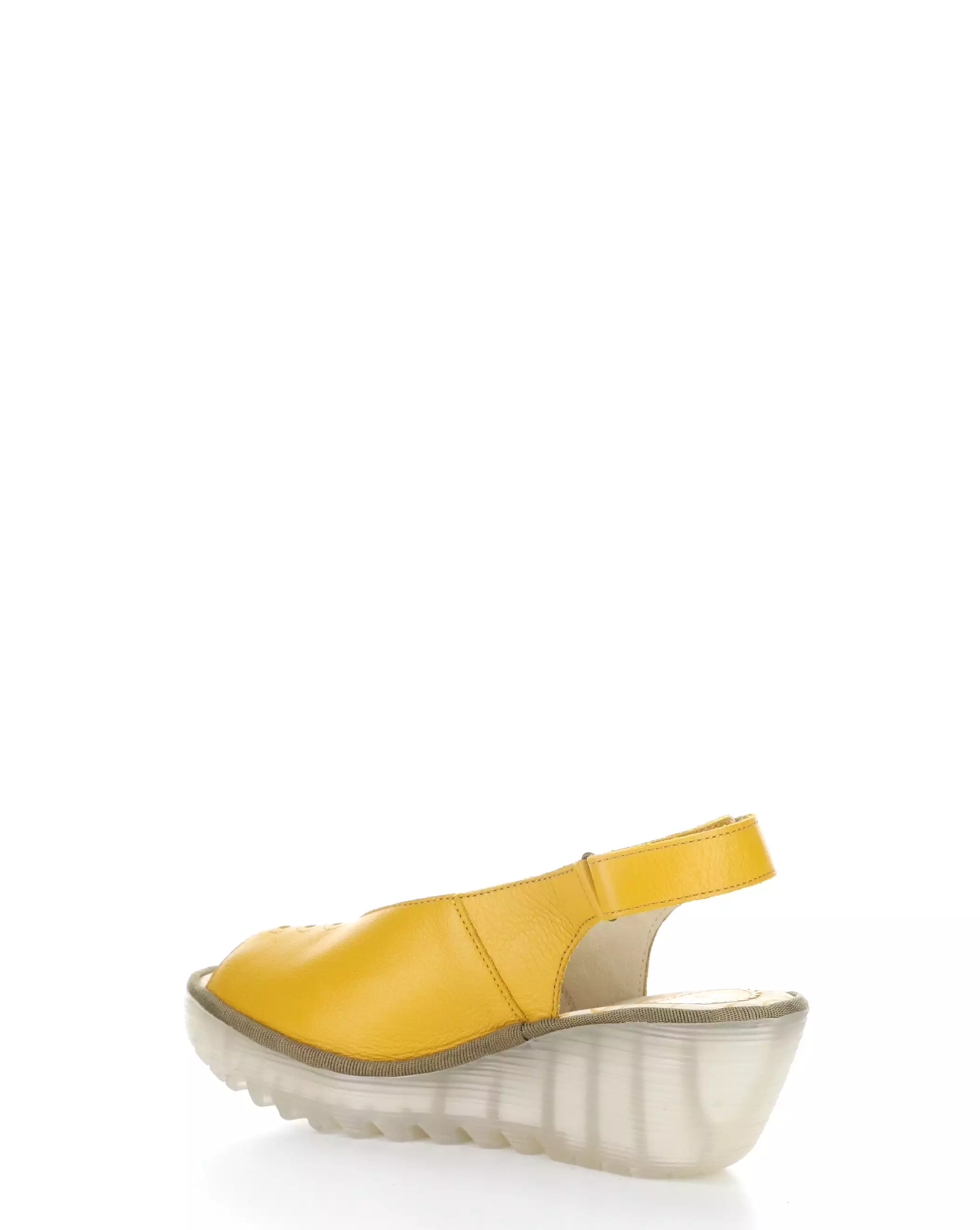 YEAY387FLY Velcro Sandals - Mustard Yellow: Shop Now