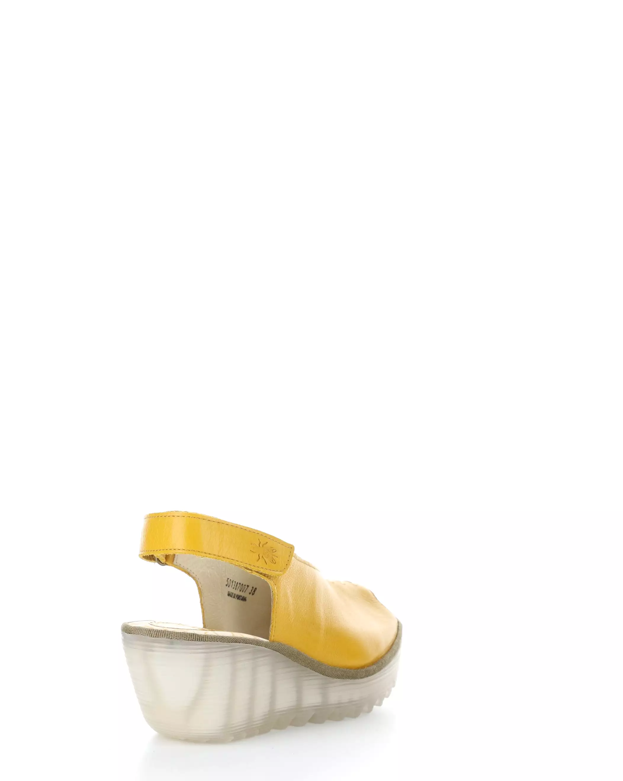 YEAY387FLY Velcro Sandals - Mustard Yellow: Shop Now