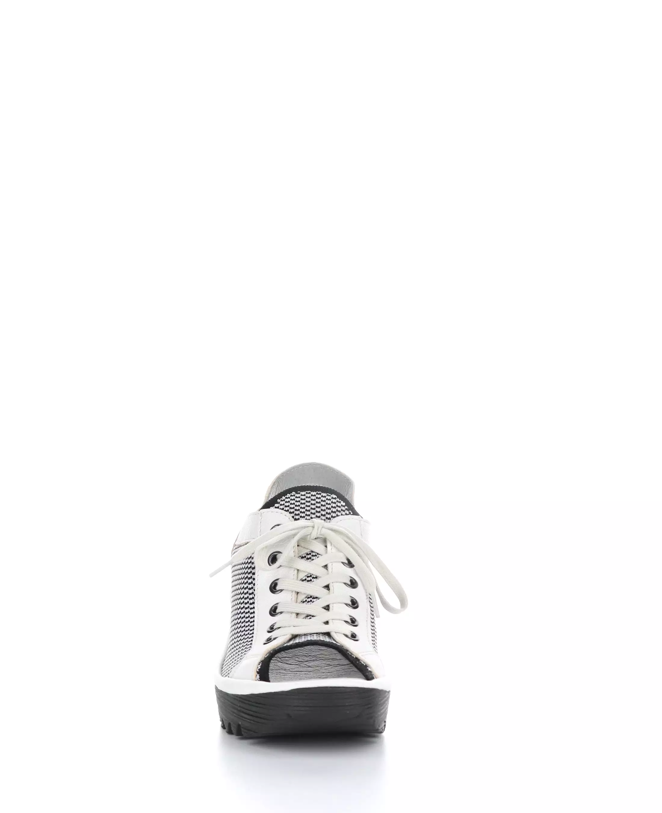 YEDU158FLY 012 White/Black Round Toe Sandals - Shop now!