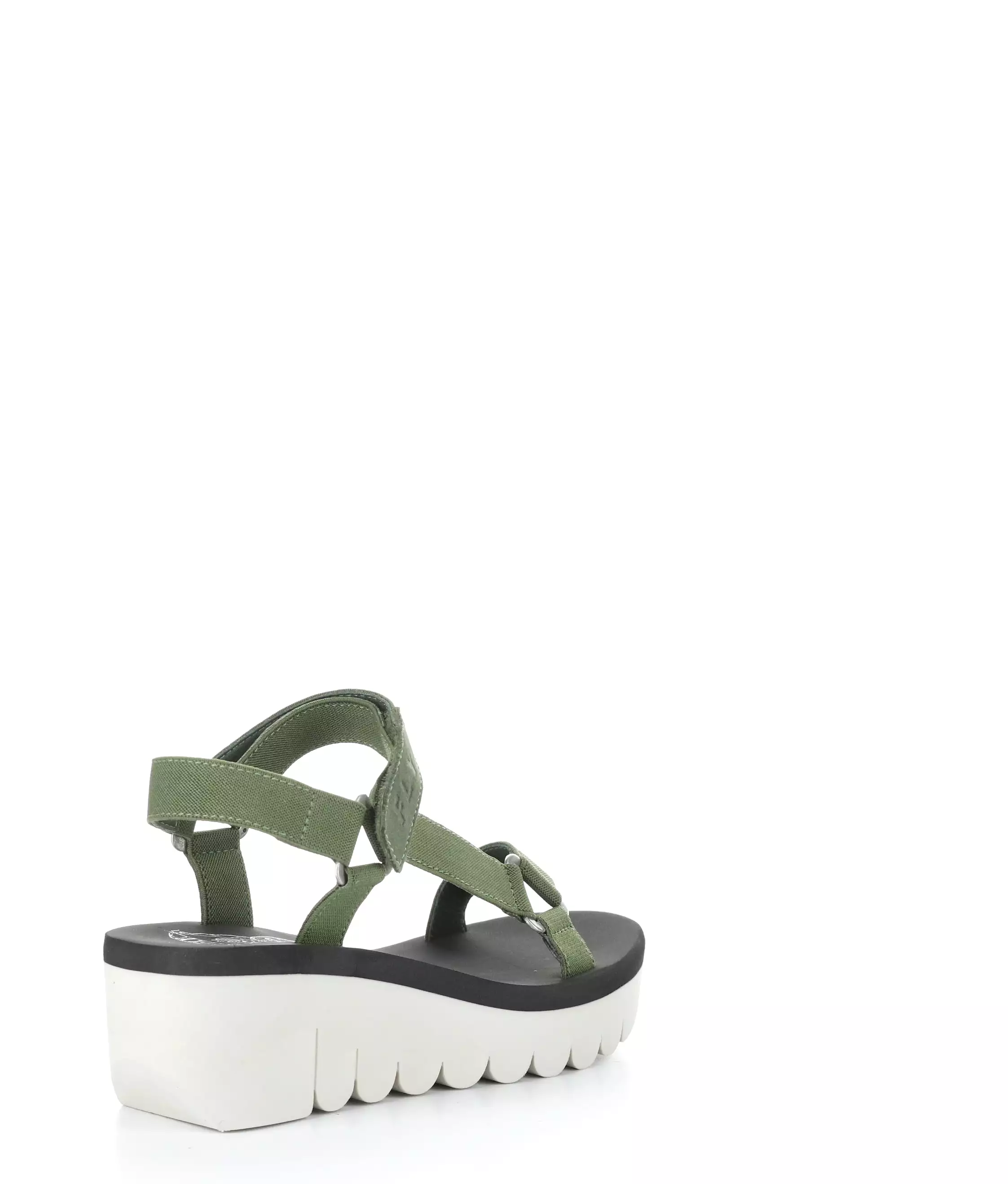 YEFA726FLY 006 MILITARY/BLACK Sandals - Round Toe