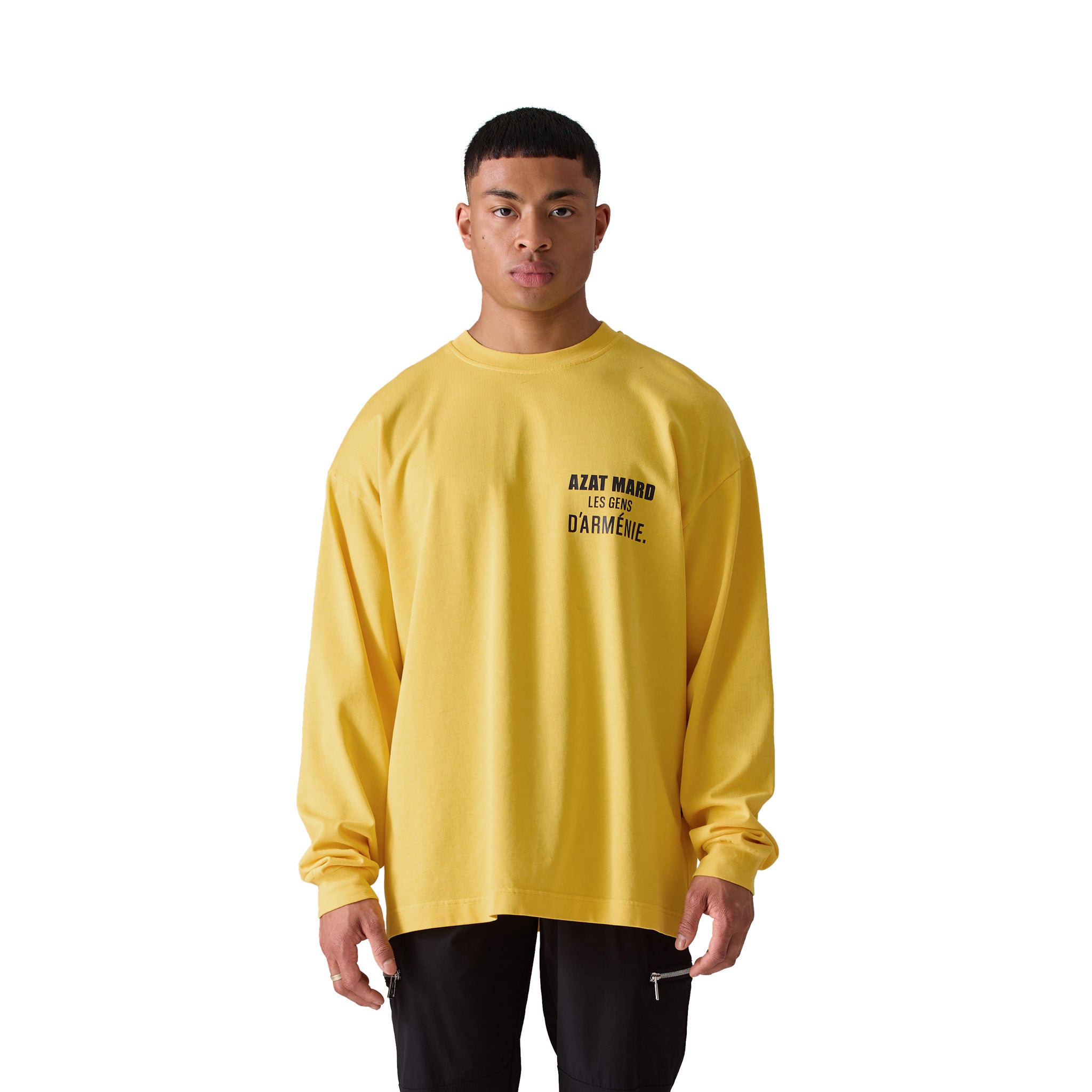 Yellow Les Gens L/S T-shirt by Azat Mard