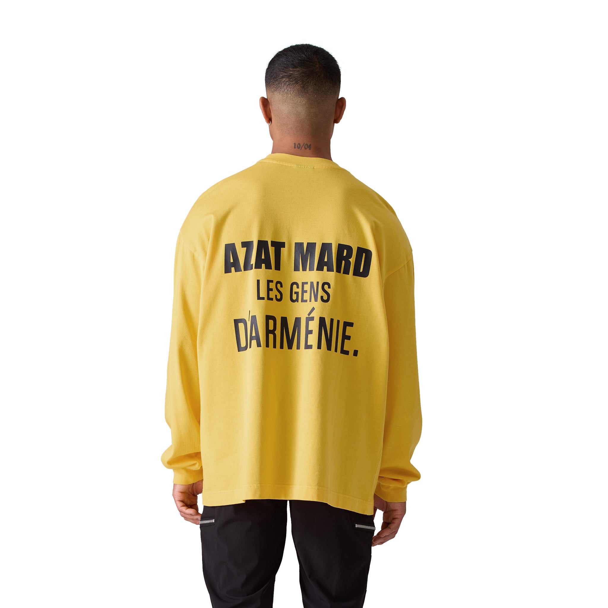 Yellow Les Gens L/S T-shirt by Azat Mard