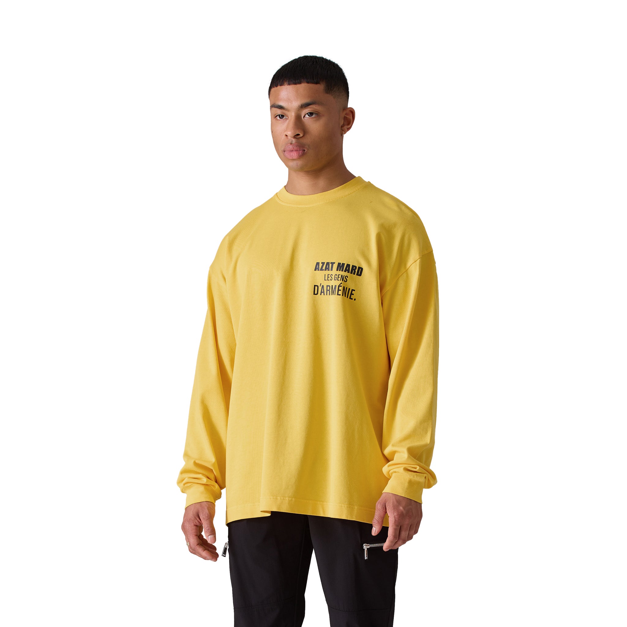 Yellow Les Gens L/S T-shirt by Azat Mard