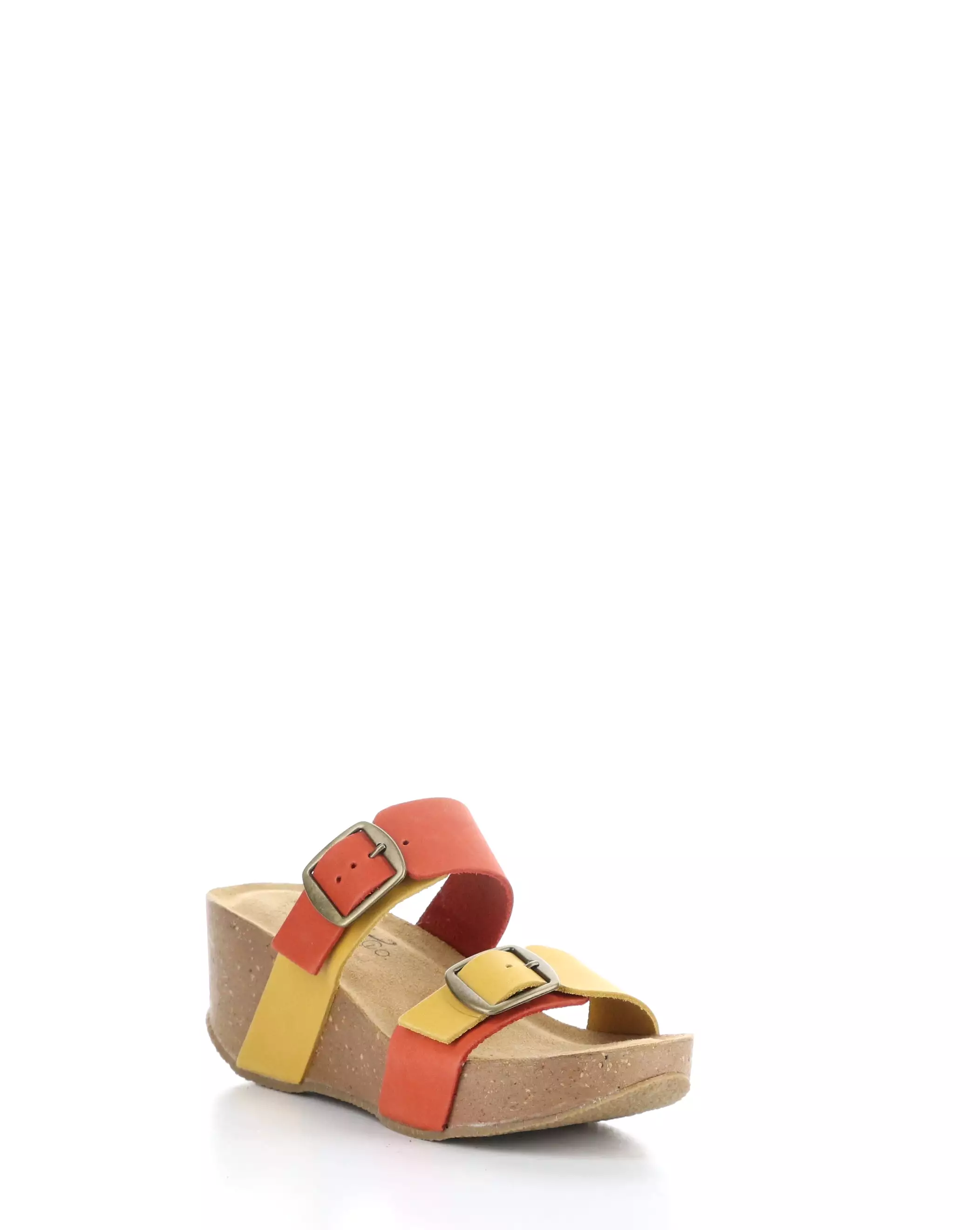 Yellow Wedge Sandals by LAWT Mandarino.