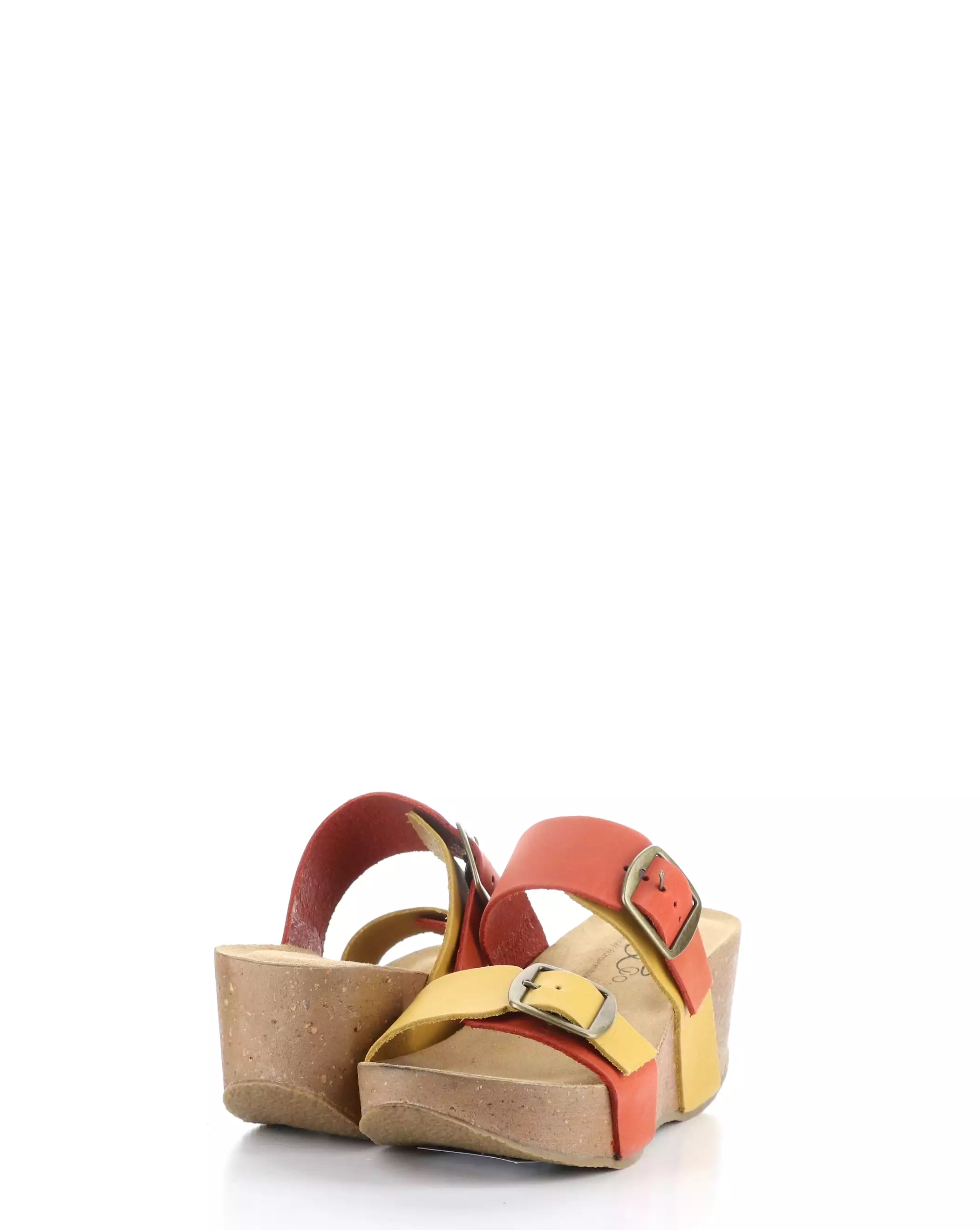 Yellow Wedge Sandals by LAWT Mandarino.