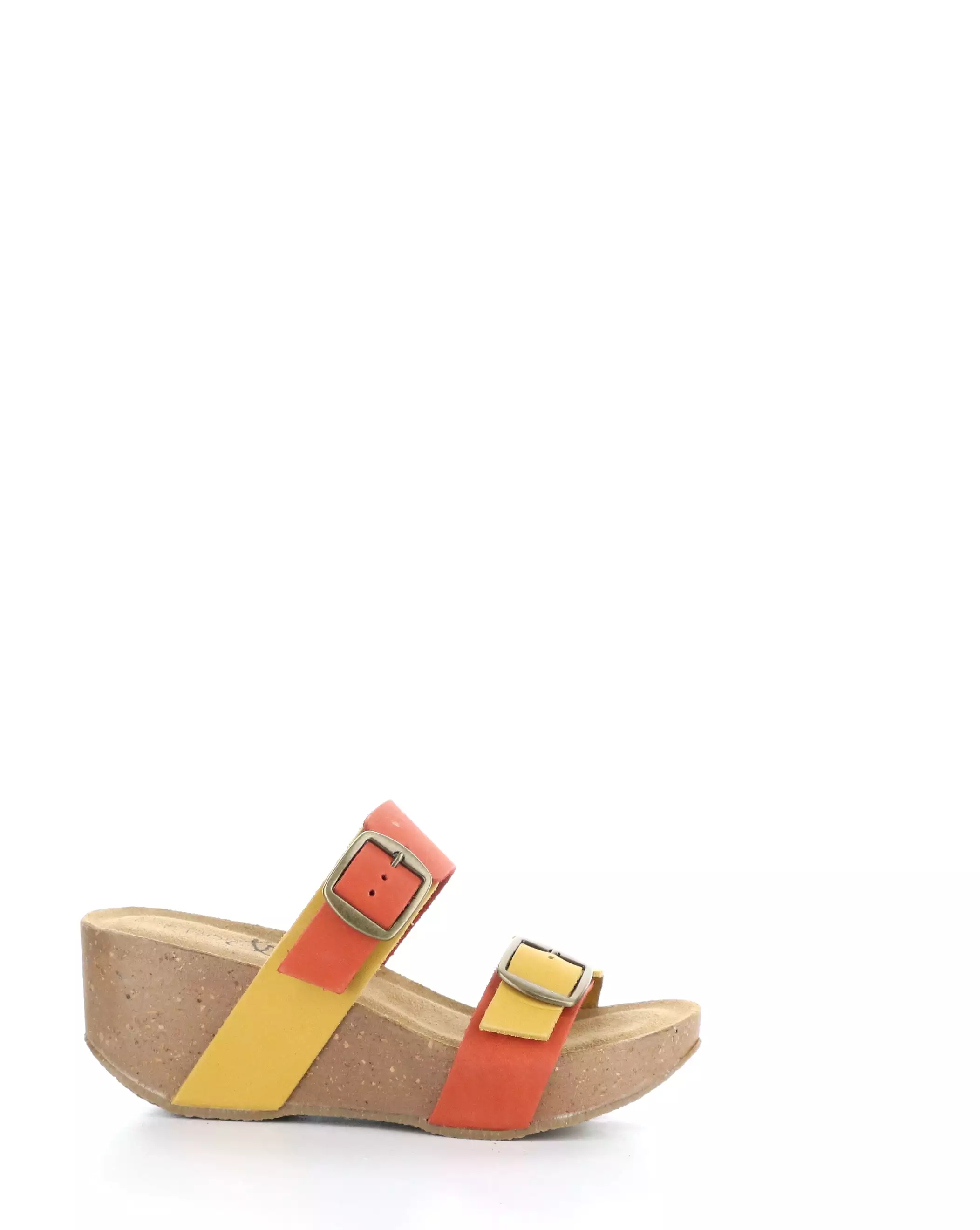 Yellow Wedge Sandals by LAWT Mandarino.