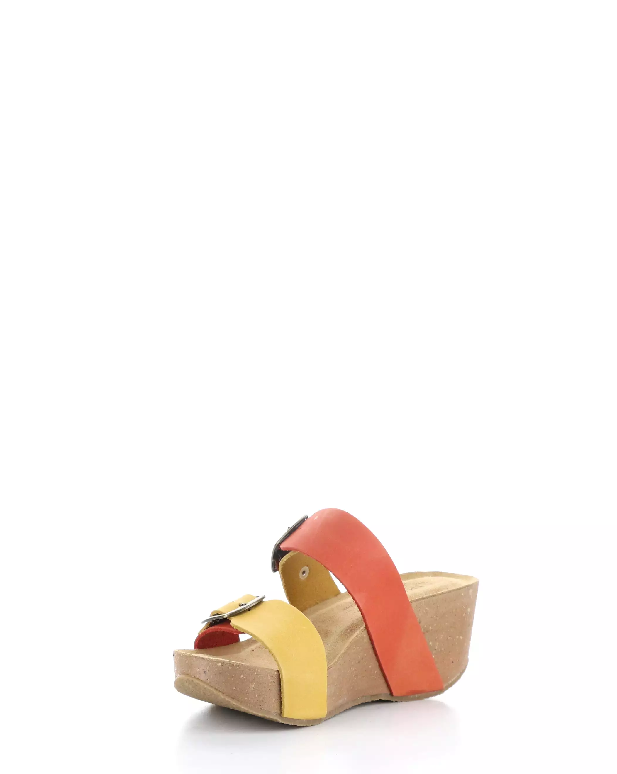 Yellow Wedge Sandals by LAWT Mandarino.