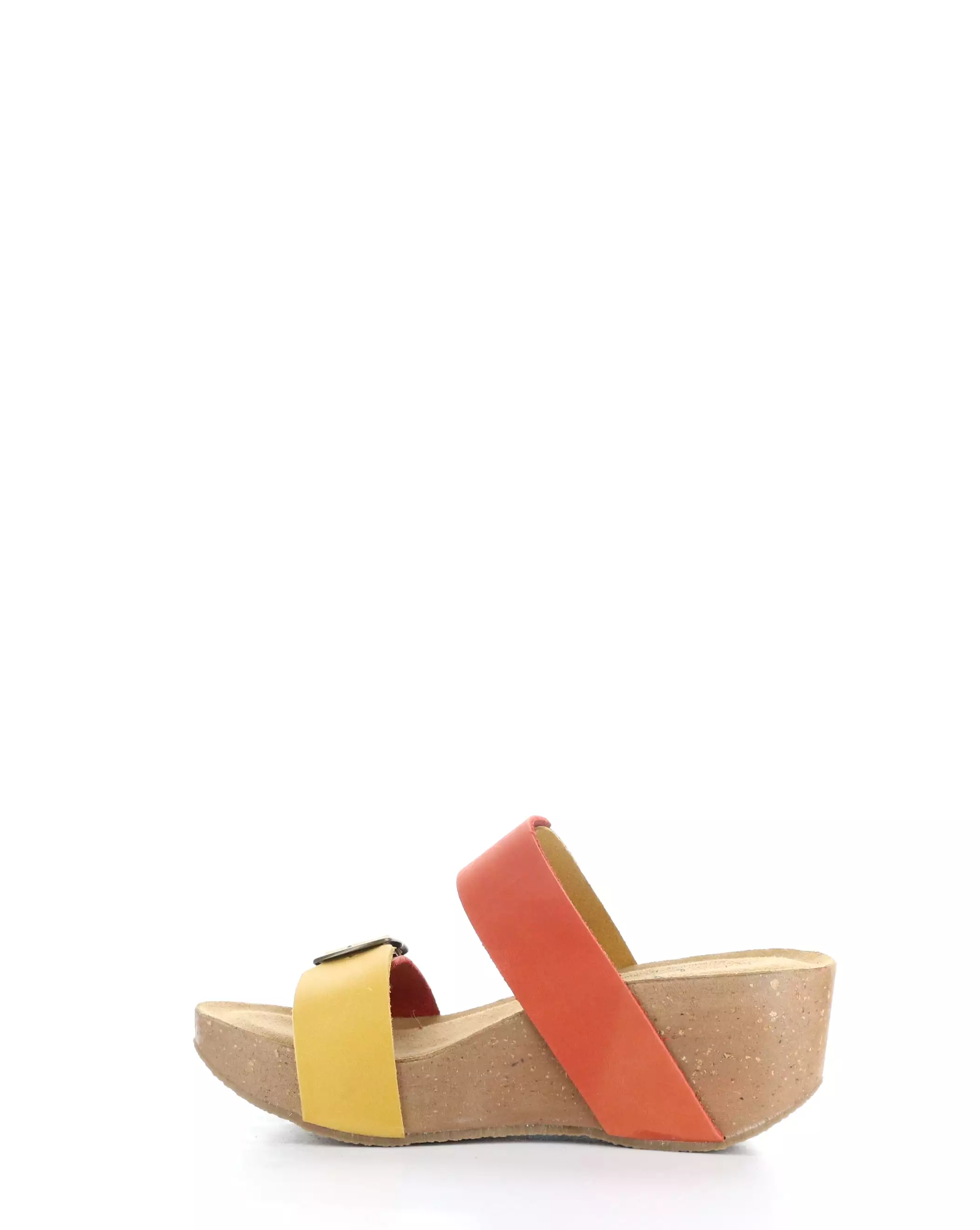 Yellow Wedge Sandals by LAWT Mandarino.