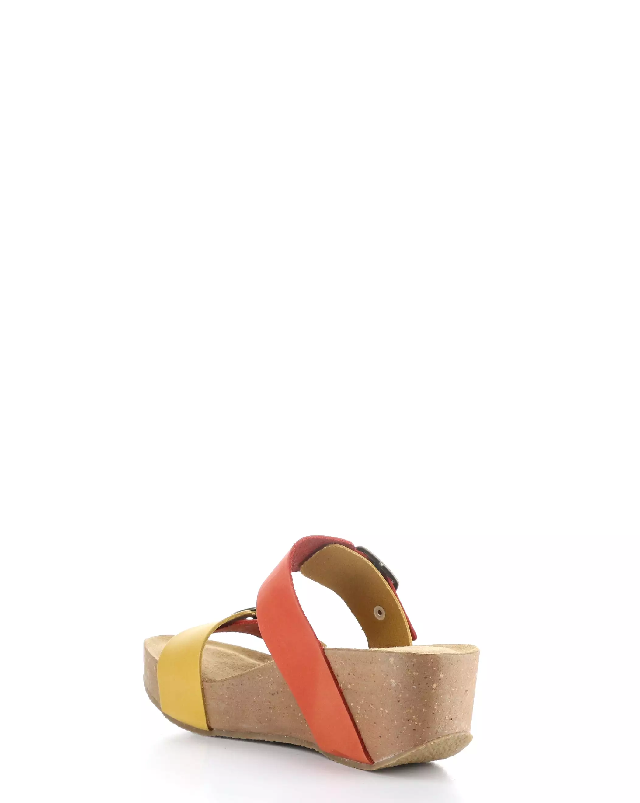 Yellow Wedge Sandals by LAWT Mandarino.