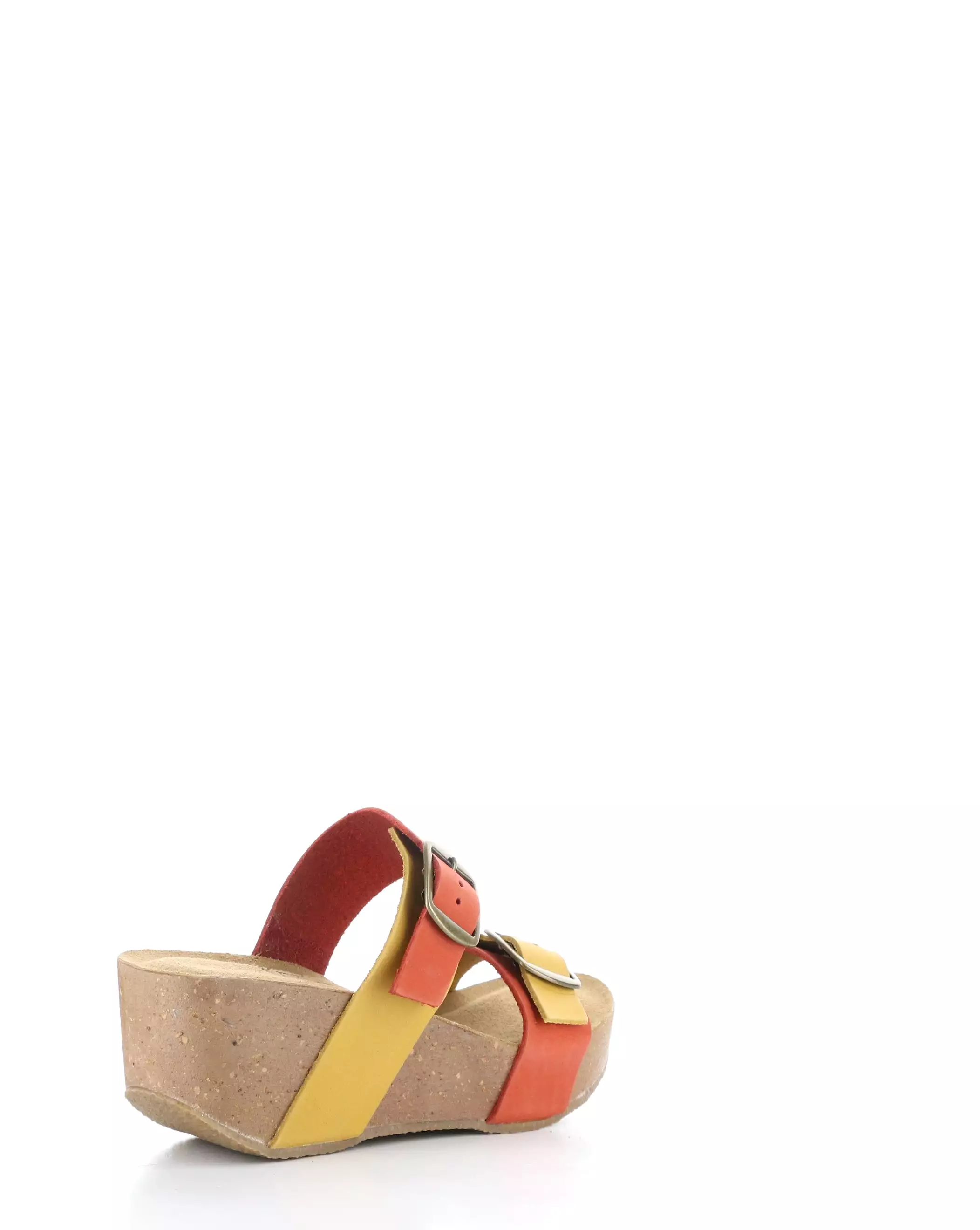 Yellow Wedge Sandals by LAWT Mandarino.