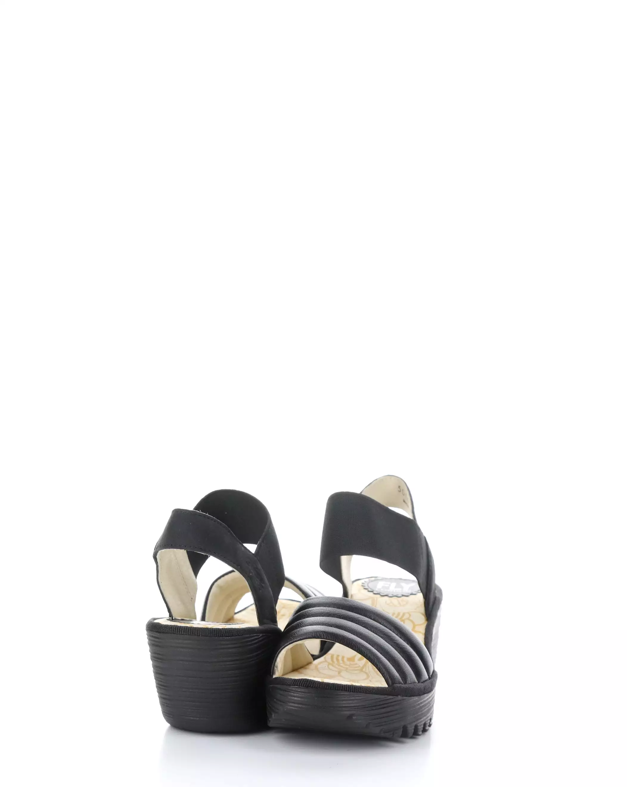 YIKO 414 FLY 000 BLACK Strappy Sandals