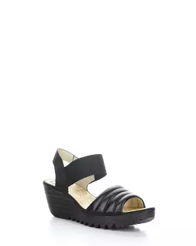 YIKO 414 FLY 000 BLACK Strappy Sandals