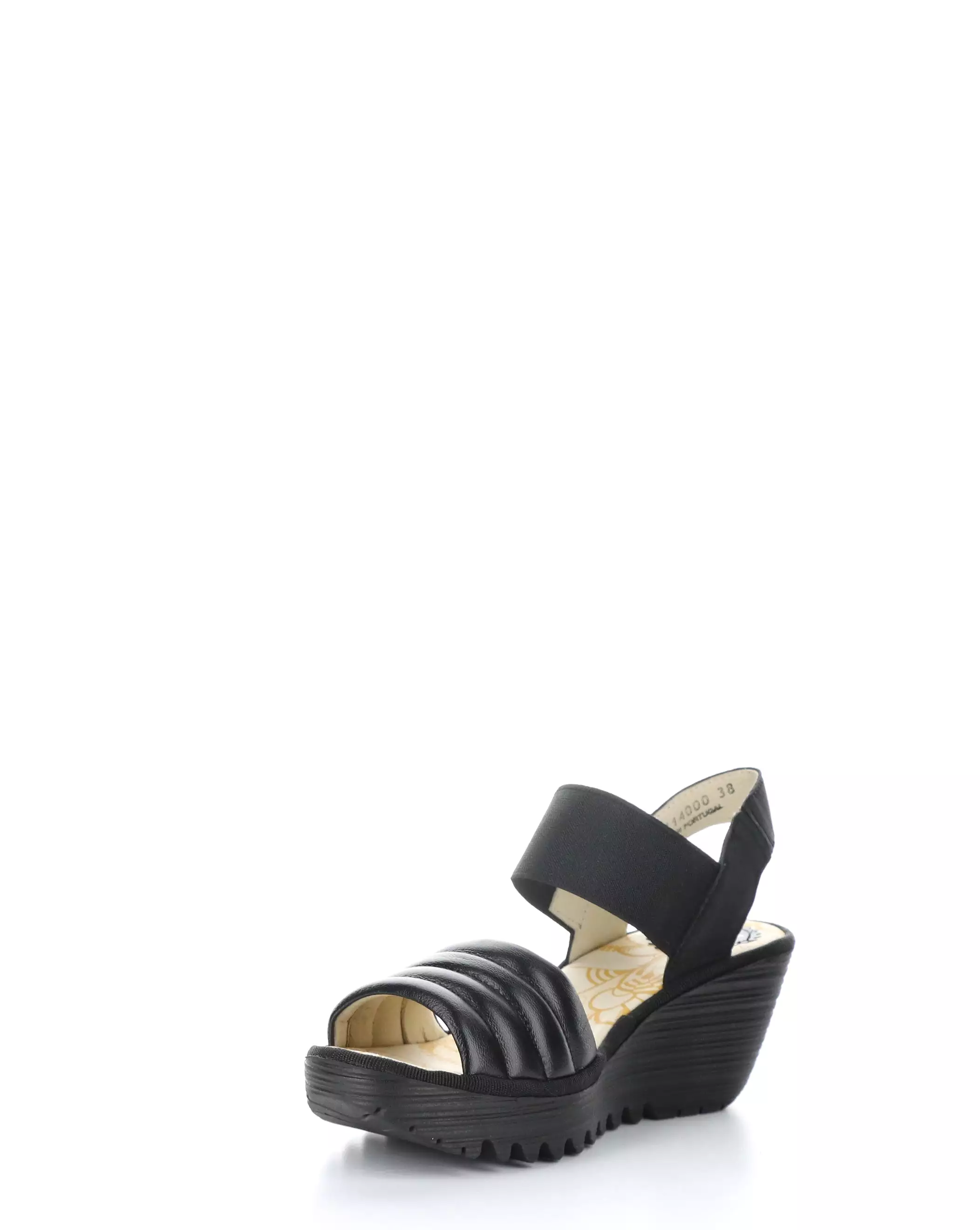 YIKO 414 FLY 000 BLACK Strappy Sandals