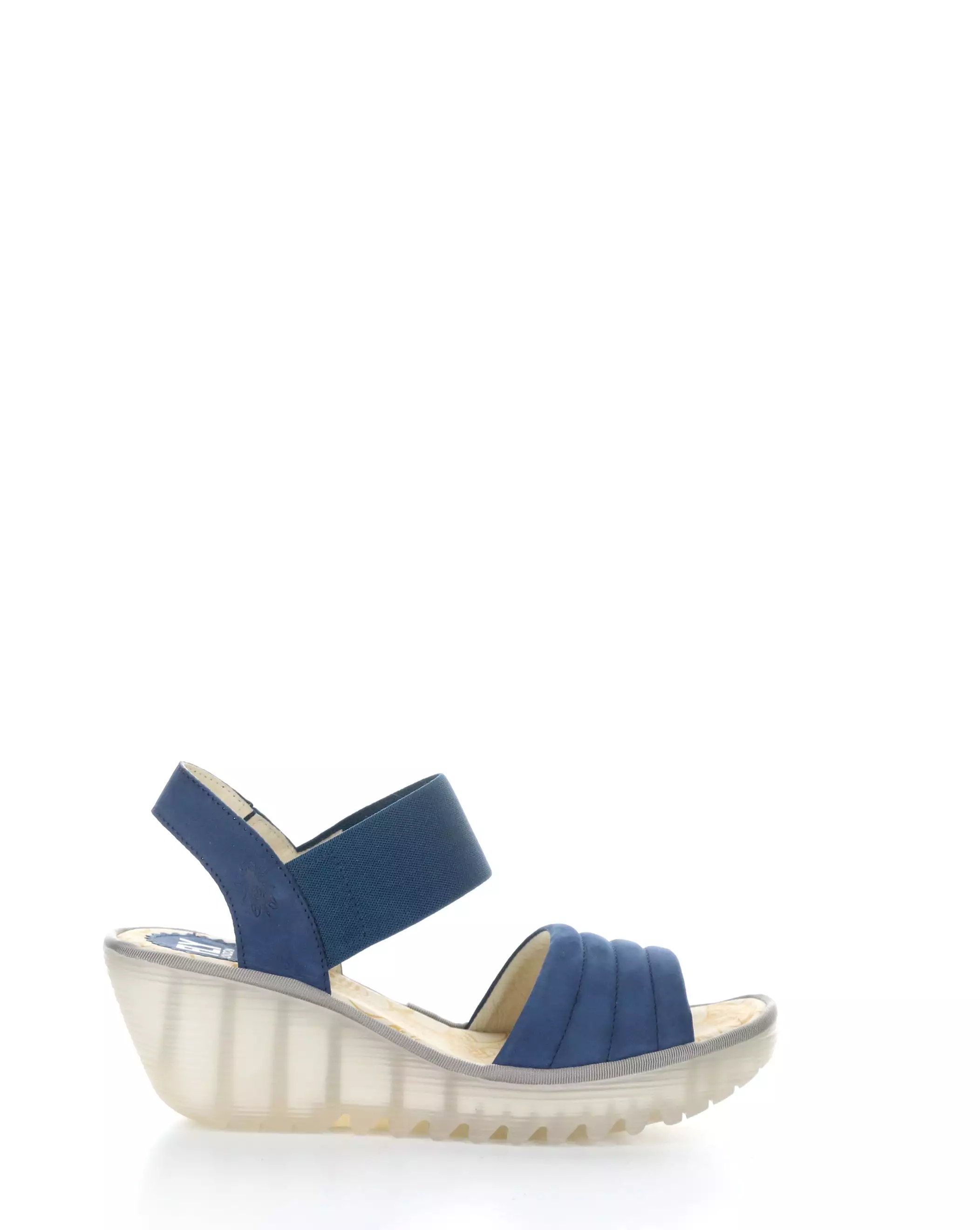 YIKO414FLY 002 BLUE Sandals with Elasticated Straps