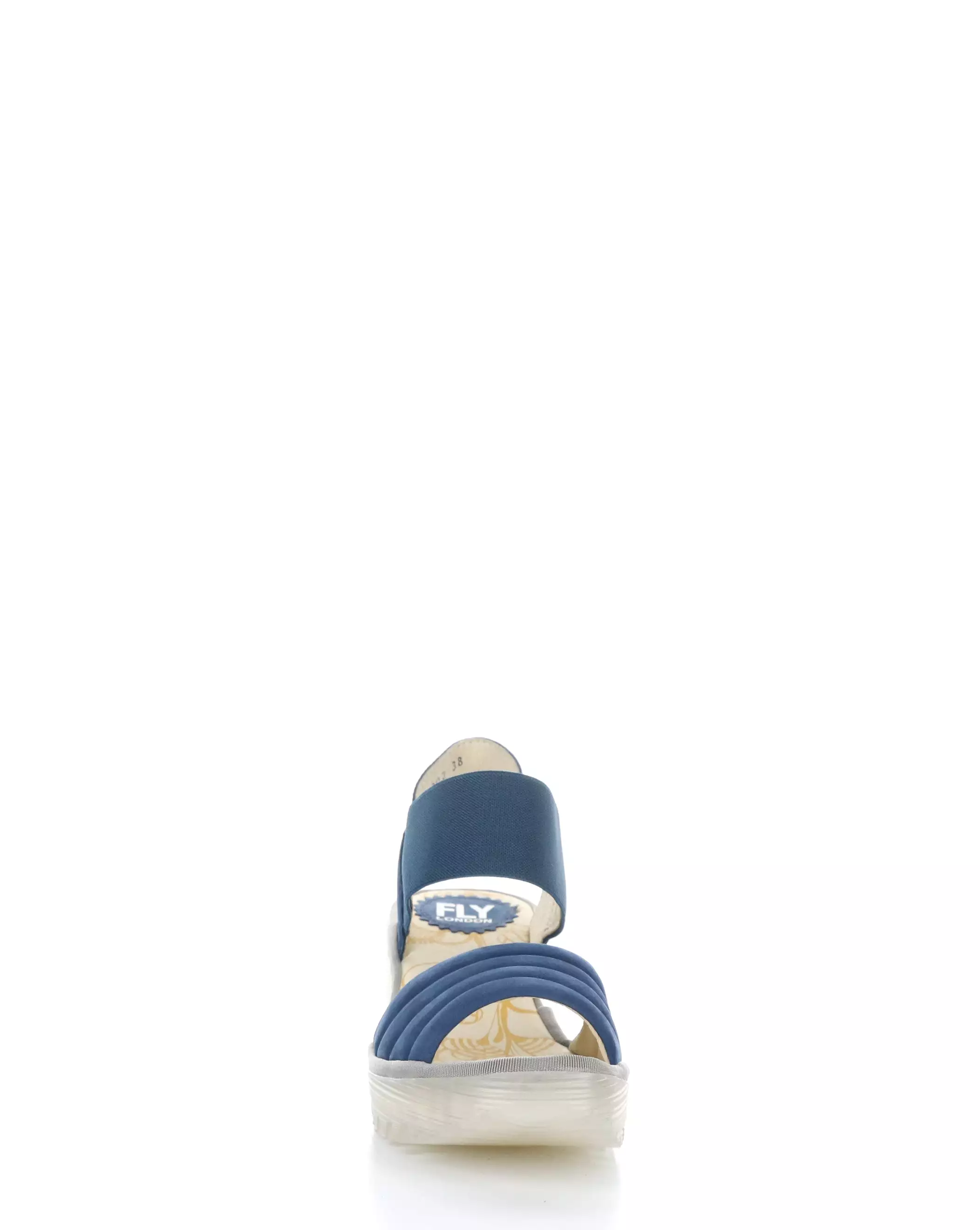 YIKO414FLY 002 BLUE Sandals with Elasticated Straps