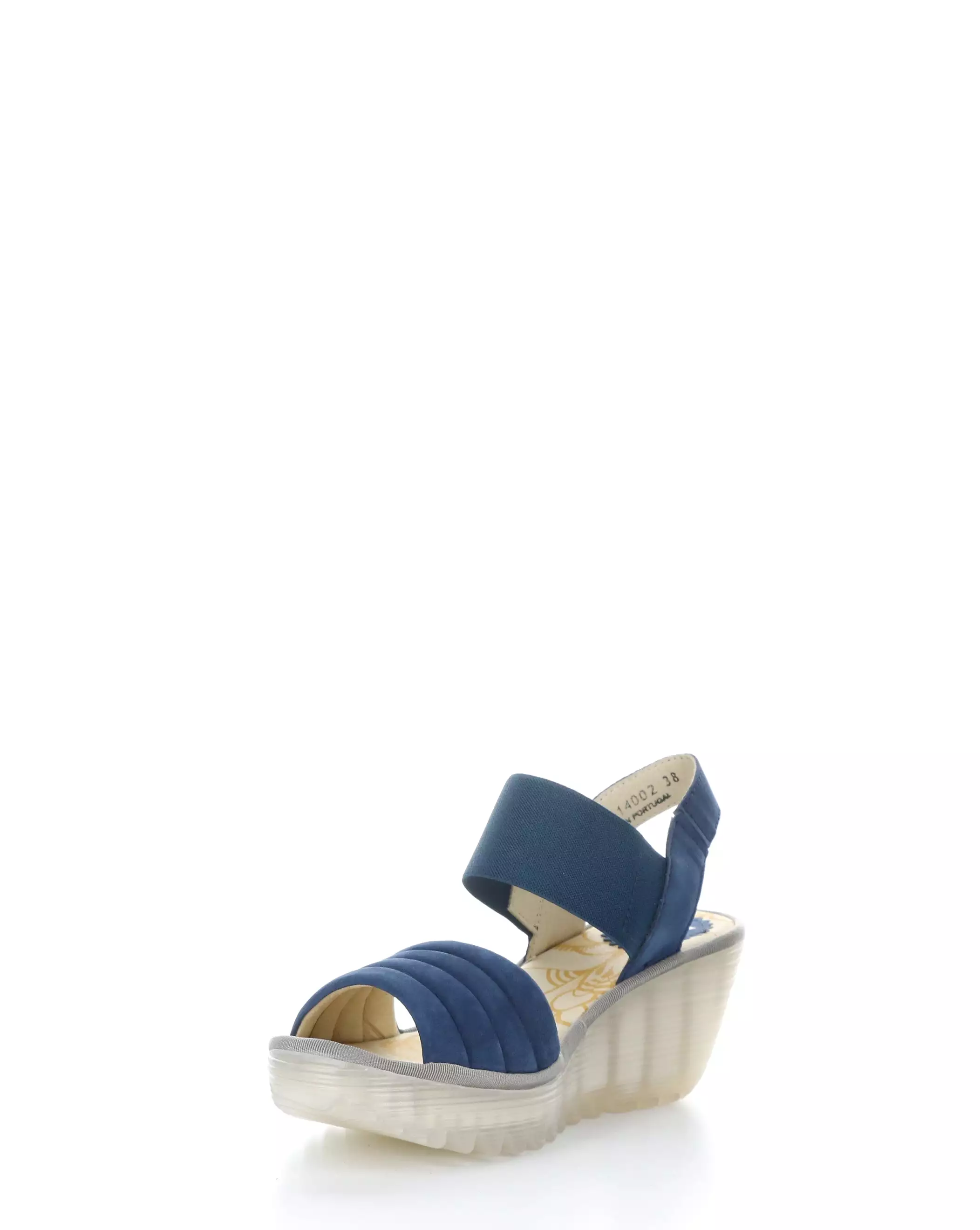 YIKO414FLY 002 BLUE Sandals with Elasticated Straps