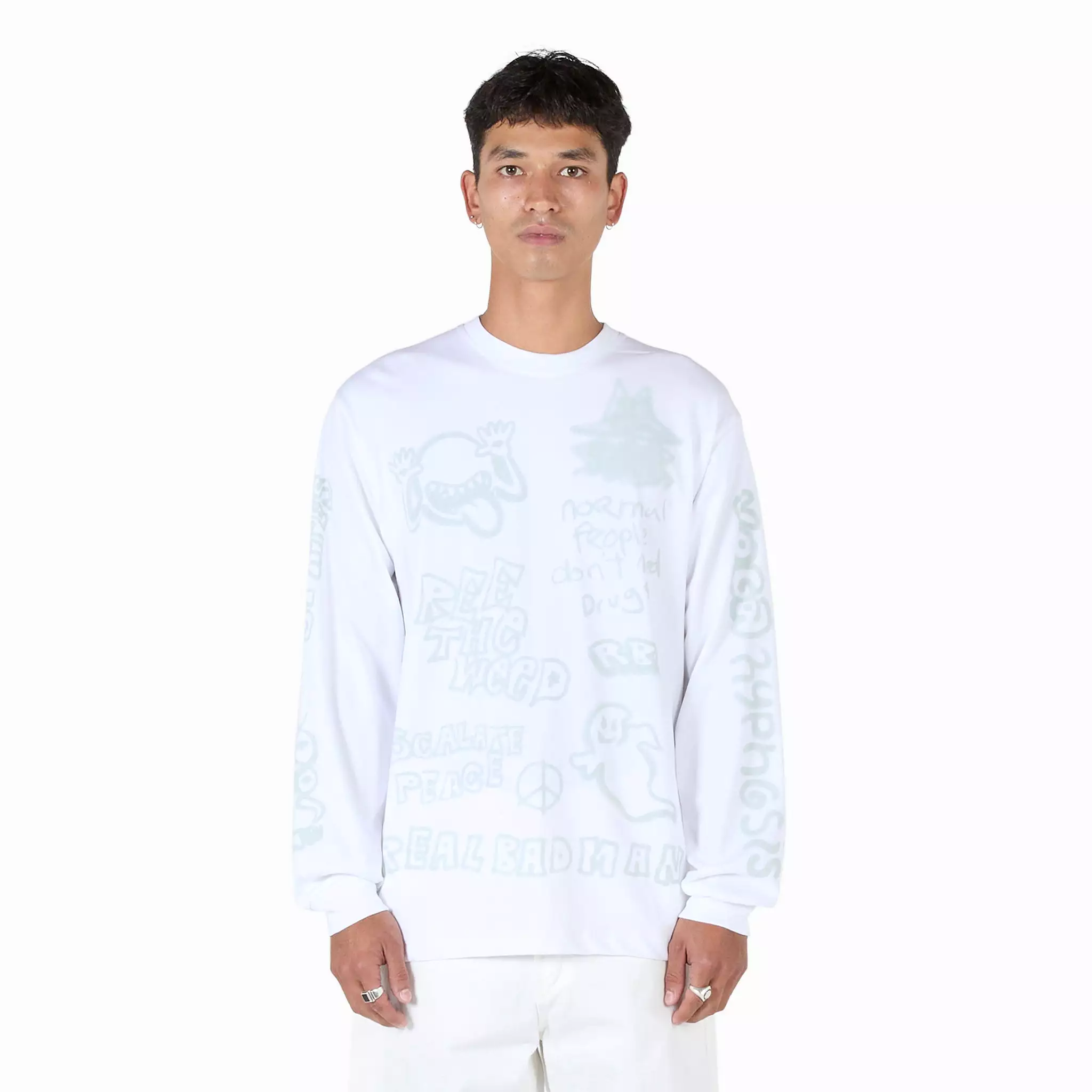 Youth Longsleeve T-Shirt - White