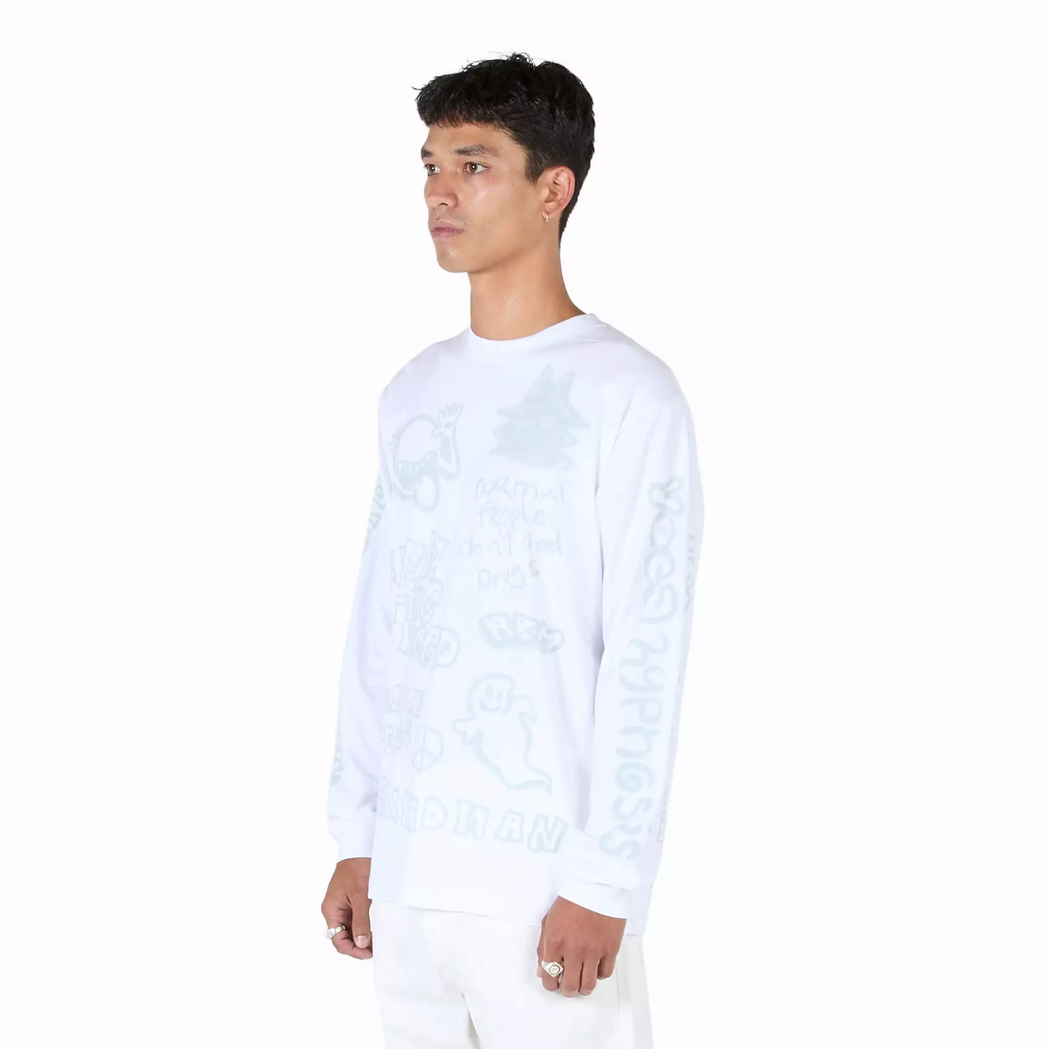 Youth Longsleeve T-Shirt - White